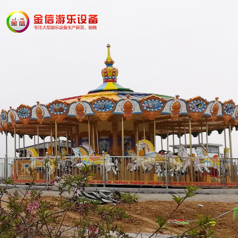新型旋转木马游乐设备更具吸引力